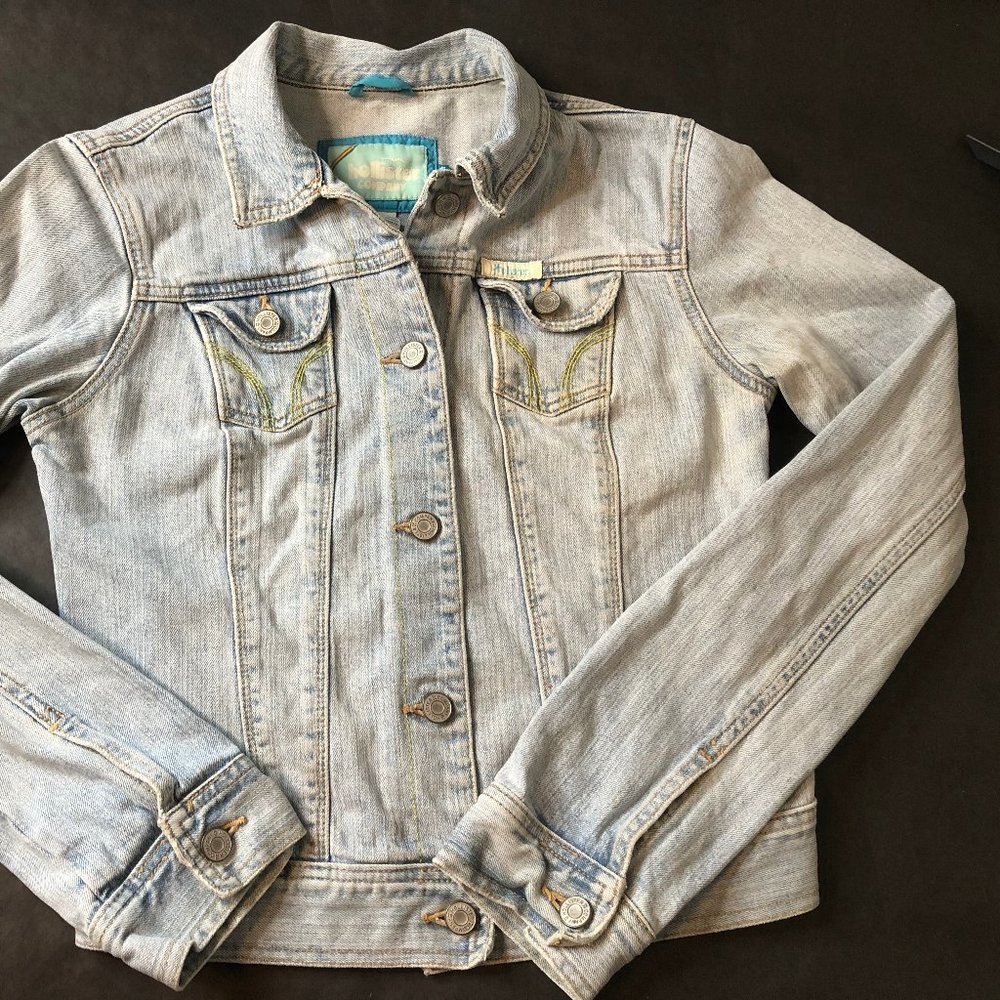 ❤ Juniors Hollister Jean Jacket size M